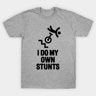 Trial unicycle trials extreme unicycling stunts T-Shirt